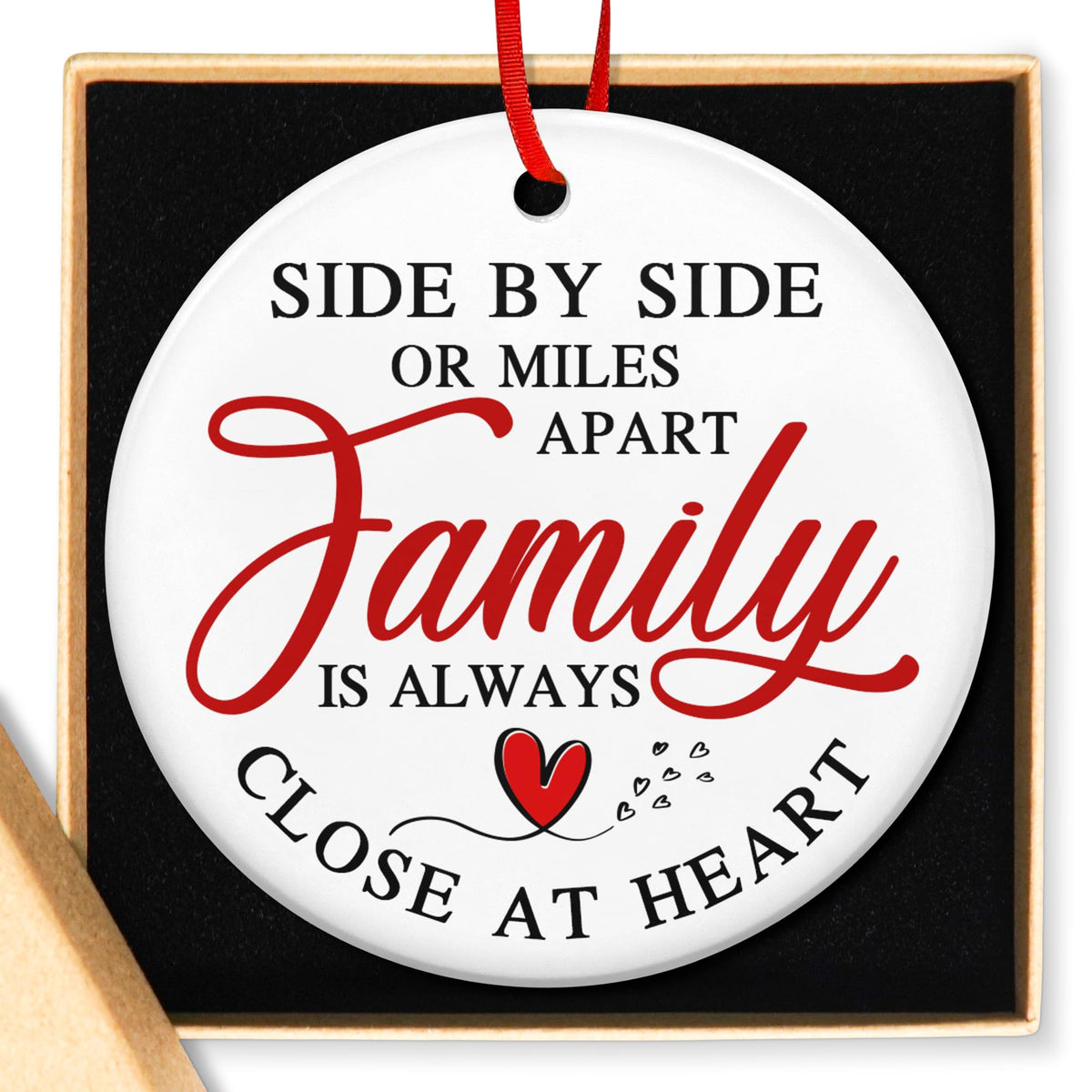 Family Christmas Ornament Gifts for Women Men - Ceramic Christmas Ornaments 2025