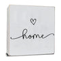 Home Sweet Home Sign, White Wood Box Plaque, Wooden Decorative Boxes for Home Decor