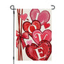 Valentines Day Garden Flag Love Heart 12x18 Inch Single-Side Print Welcome Decoration for Outside Yard