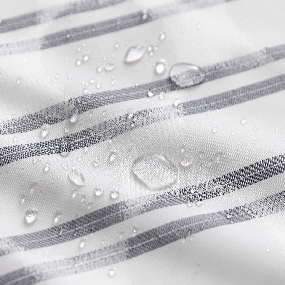 70.8"Geometric Jacquard Fabric Shower Curtain for Bathroom, Lightweight, Waterproof Polyester and Washable