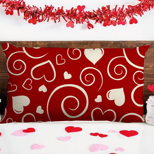 2 Pack Valentines Day Pillow Covers 12x20 Birthday Gifts, No Insert, Velvet