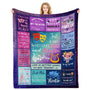 Theater Blanket Gifts for Women, for Girls, Musical Theater Present for Men, Birthday Gifts for Women