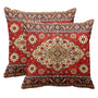 Outdoor Waterproof Throw Pillow Covers, Aztec Abstract Home Art Decor, 18 x 18 Inches Set of 2