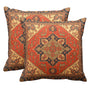 Outdoor Waterproof Throw Pillow Covers, Turkish Tribal Home Art Decor, 18 x 18 Inches Set of 2