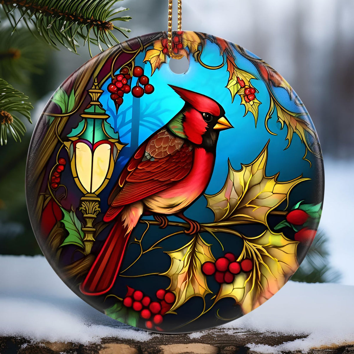 Cardinal Ornament, Christmas Ornament, Christmas Decoration, Holiday Present Idea