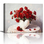 Valentine's Day Framed Canvas Wall Art, Romantic Canvas Pictures for Bedroom Living Room Decor, Sweet Couple Canvas Prints