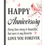 Valentine's Day Framed Canvas Wall Art, Romantic Canvas Pictures for Bedroom Living Room Decor