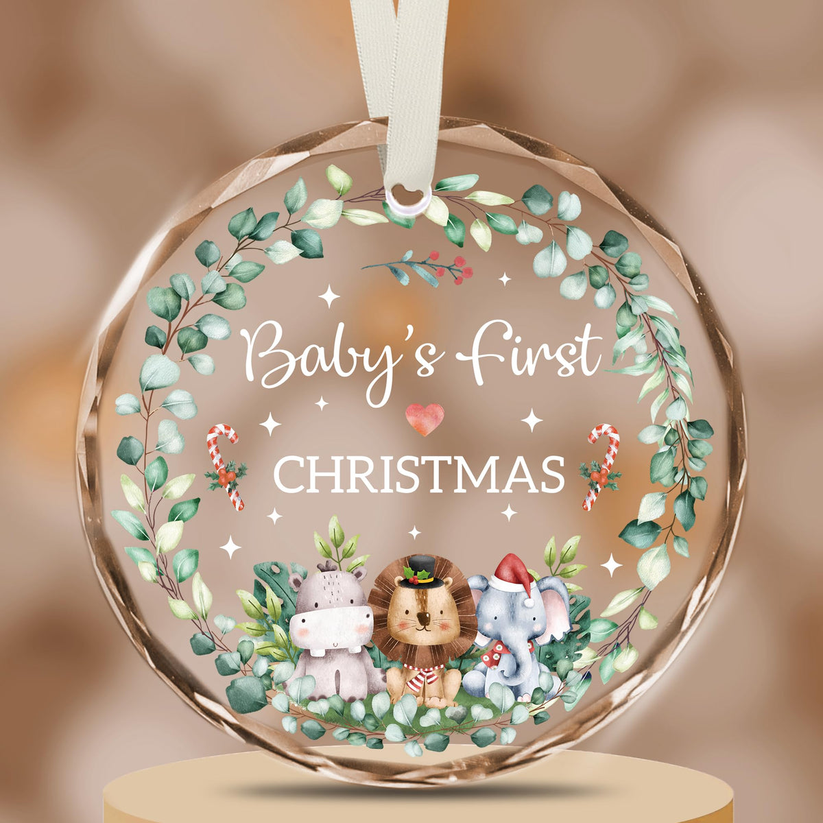 Babys First Christmas Ornaments 2025, Christmas Ornament Gift for New Mom and Dad