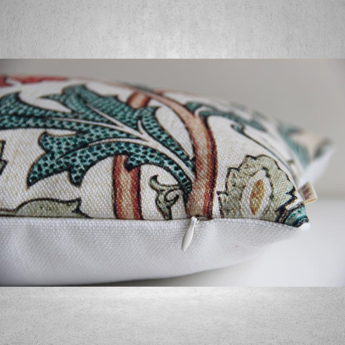 William Morris Floral Decorative Throw Pillow cover, Decor Pillow Case 18x18, Art Nouveau Classic Cushion Cover