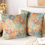 Boho Throw Pillow Covers 18x18 inch Set of 2, Pillowcases Bohemia Carpet Printing Pattern