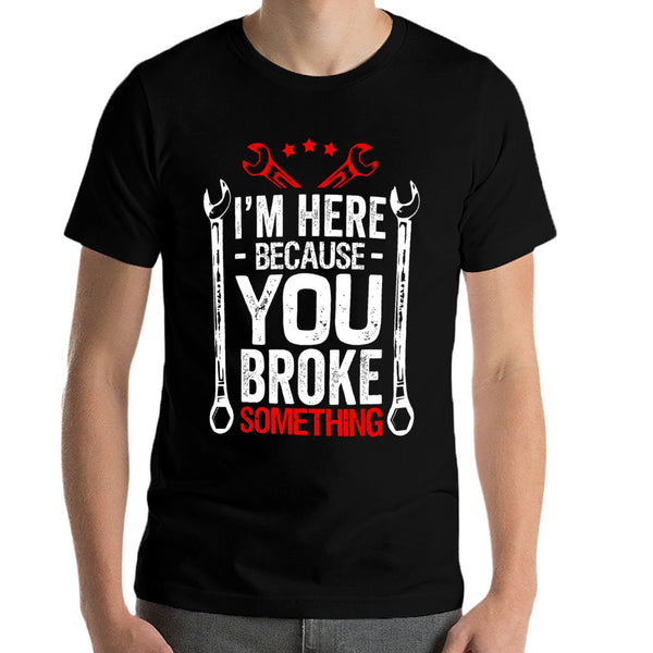 Unisex Graphic Cotton T-Shirt, Soft Casual Short Sleeve Tee with Printed Design, Streetwear Style Top