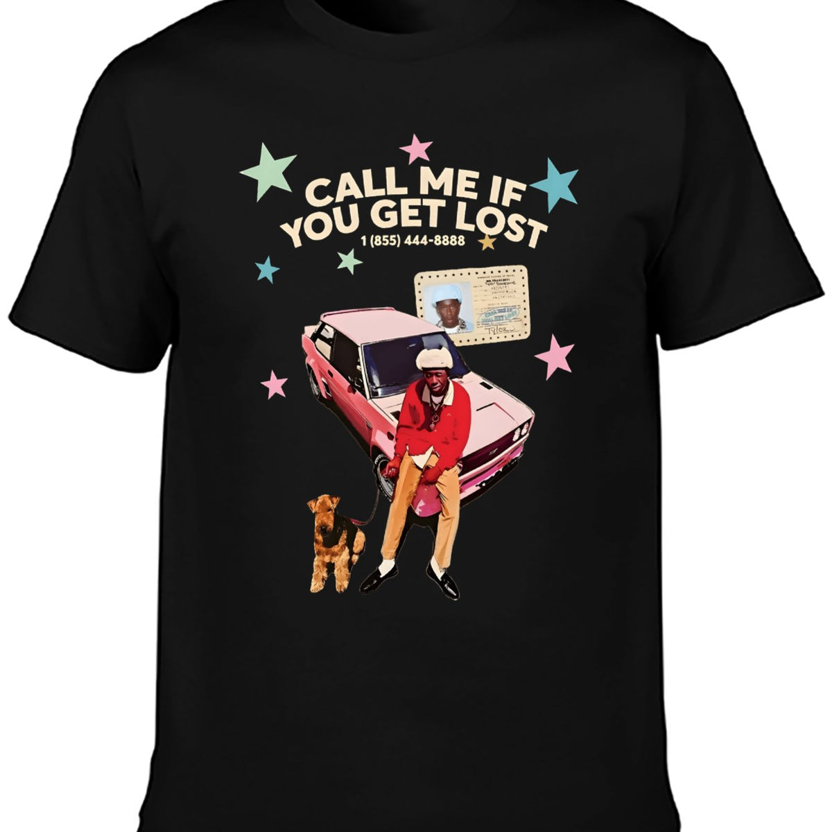 Unisex Graphic Cotton T-Shirt, Soft Casual Short Sleeve Tee with Printed Design, Streetwear Style Top