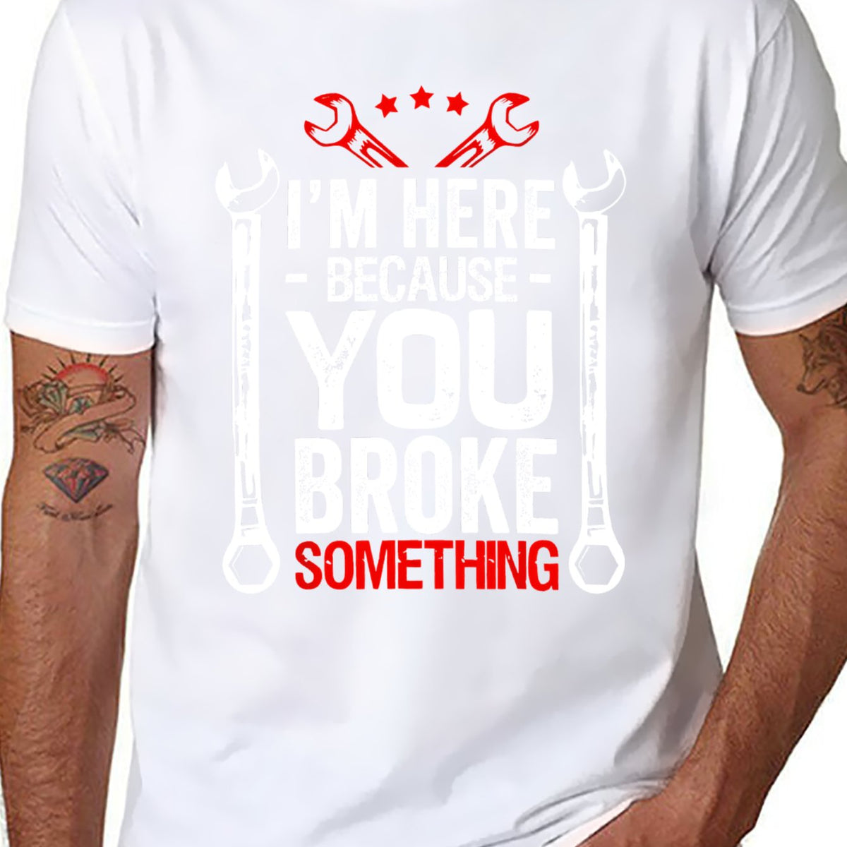 Unisex Graphic Cotton T-Shirt, Soft Casual Short Sleeve Tee with Printed Design, Streetwear Style Top