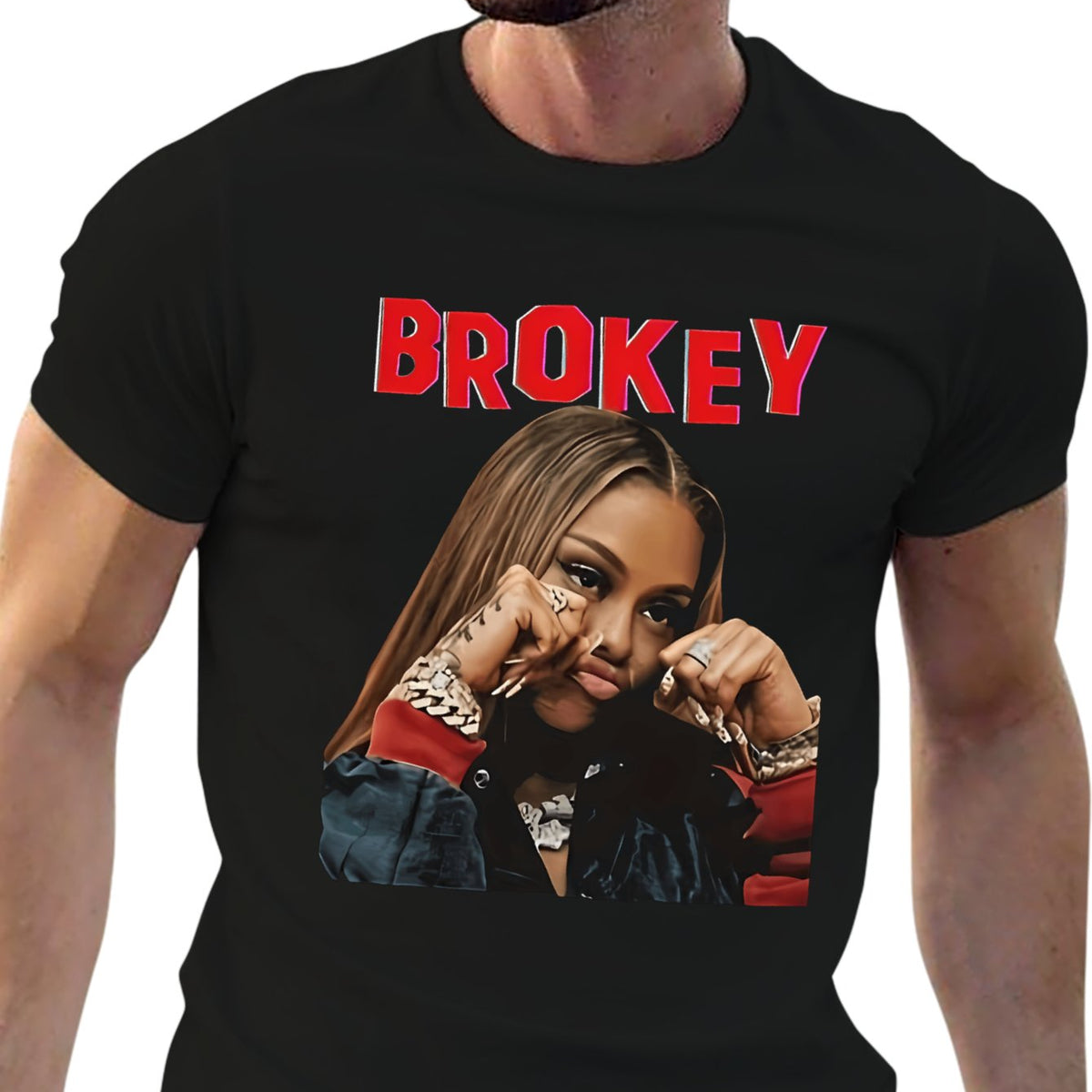 Unisex Graphic T-Shirt Print Tee Soft Cotton Casual Tee for Men & Women