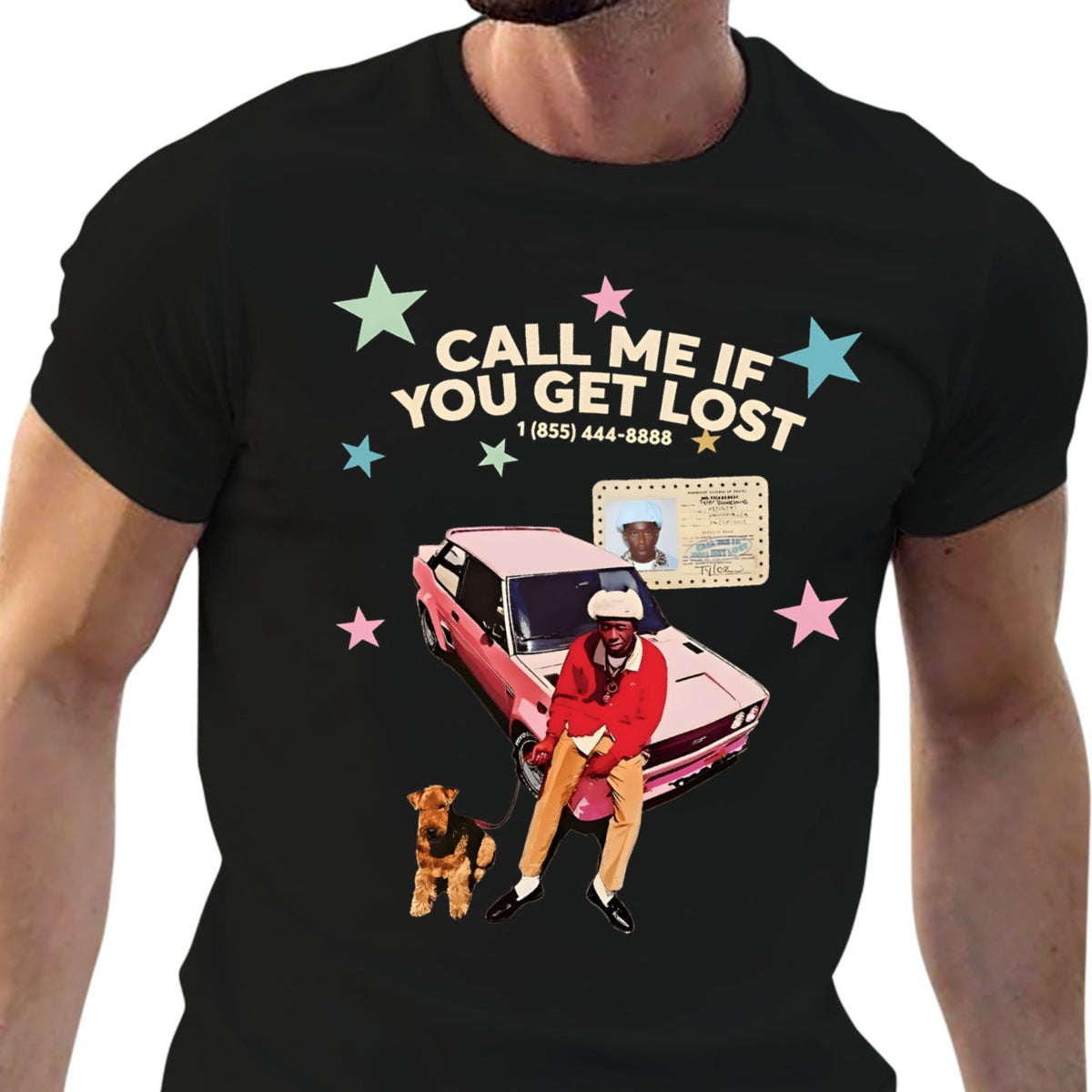 Unisex Graphic Cotton T-Shirt, Soft Casual Short Sleeve Tee with Printed Design, Streetwear Style Top