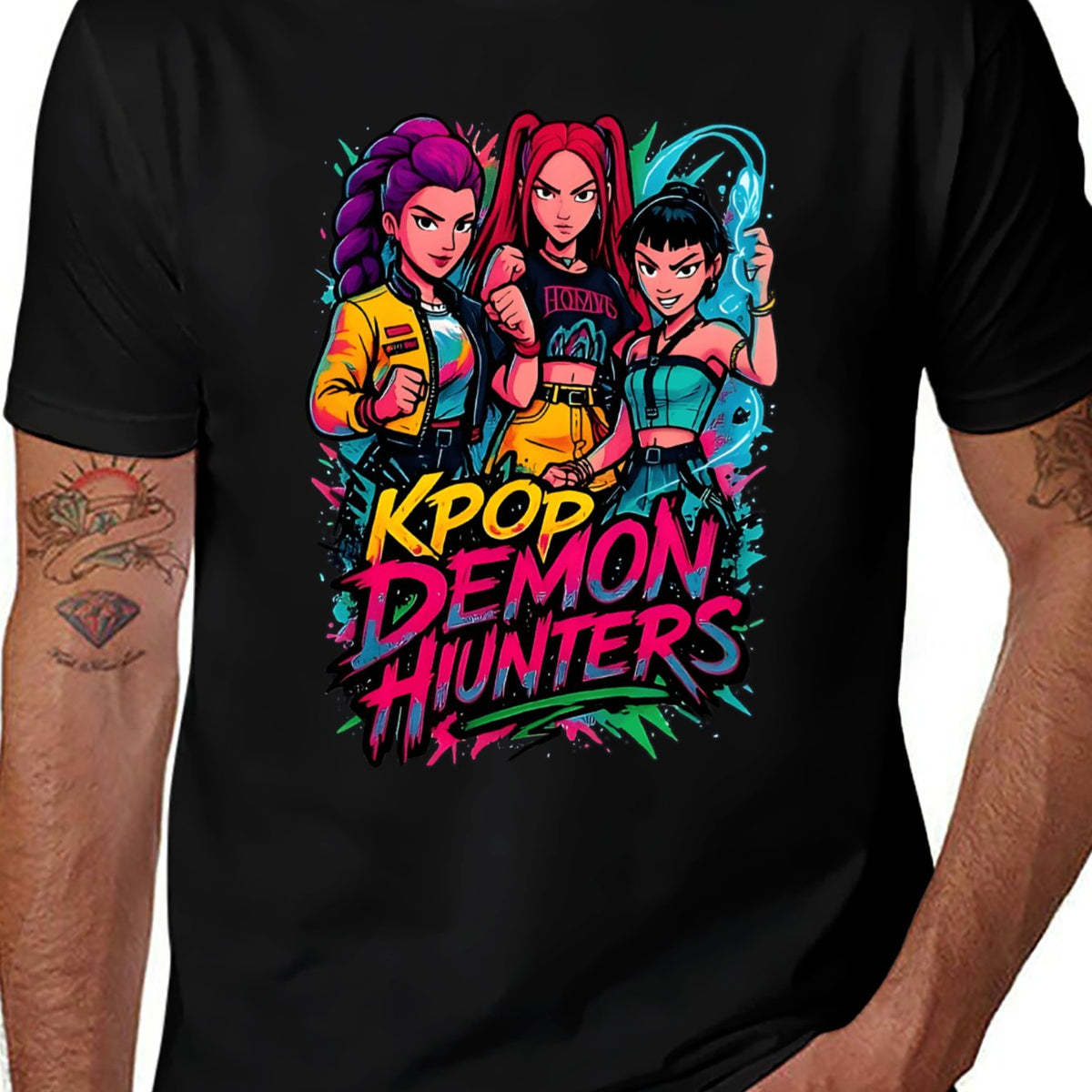 Unisex Graphic T-Shirt Print Tee Soft Cotton Casual Tee for Men & Women