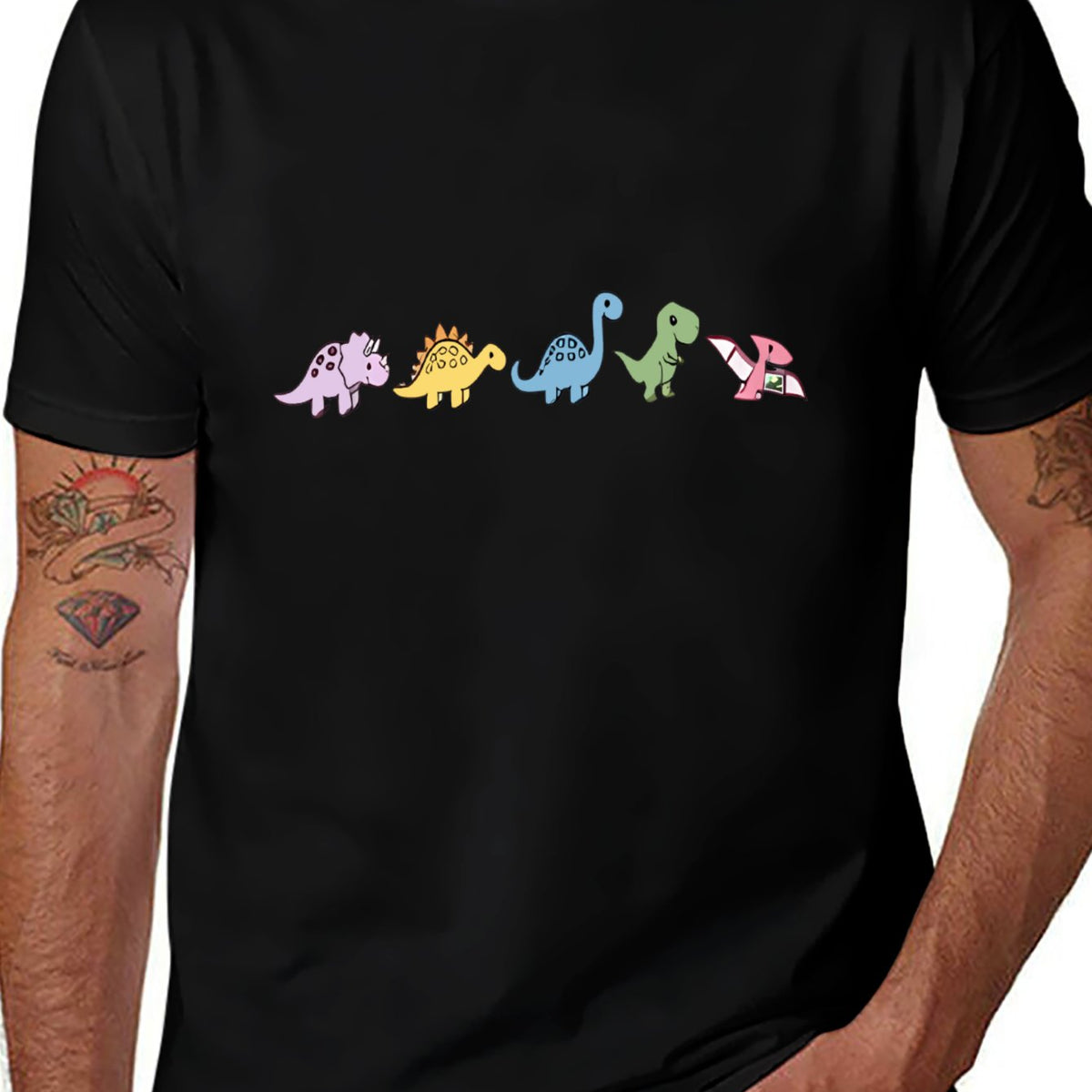 Unisex Graphic Cotton T-Shirt, Soft Casual Short Sleeve Tee with Printed Design, Streetwear Style Top