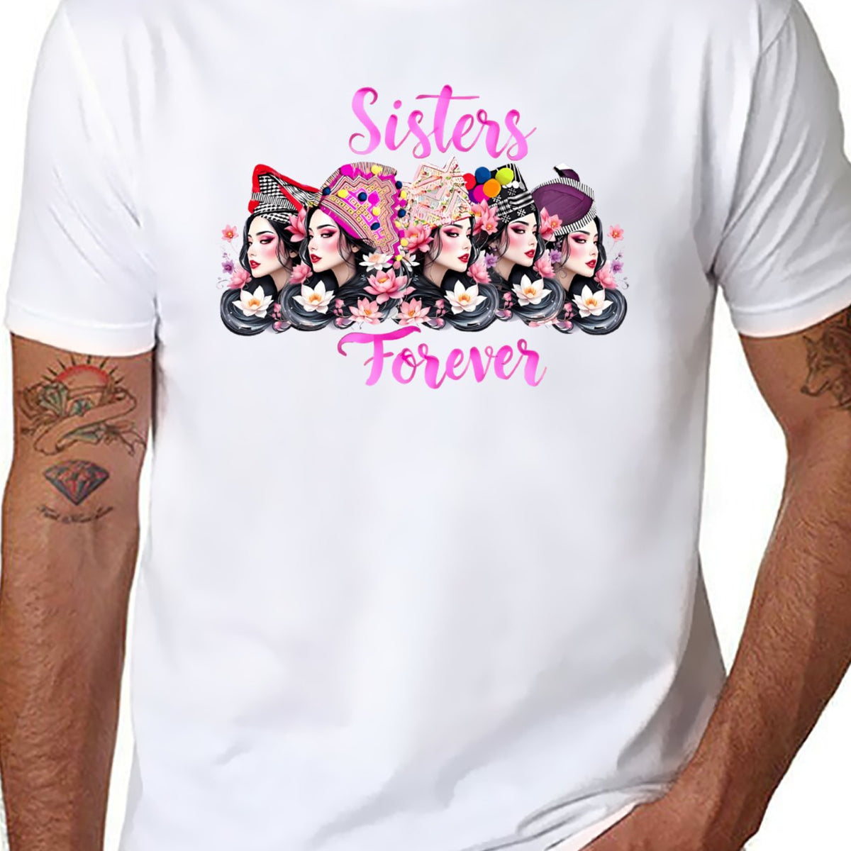 Unisex Graphic T-Shirt Print Tee Soft Cotton Casual Tee for Men & Women