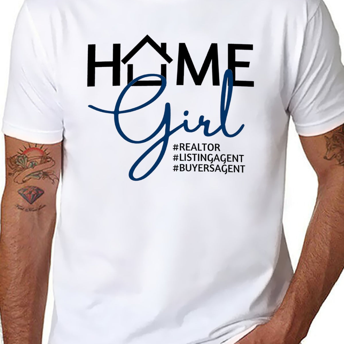 Unisex Graphic T-Shirt Print Tee Soft Cotton Casual Tee for Men & Women