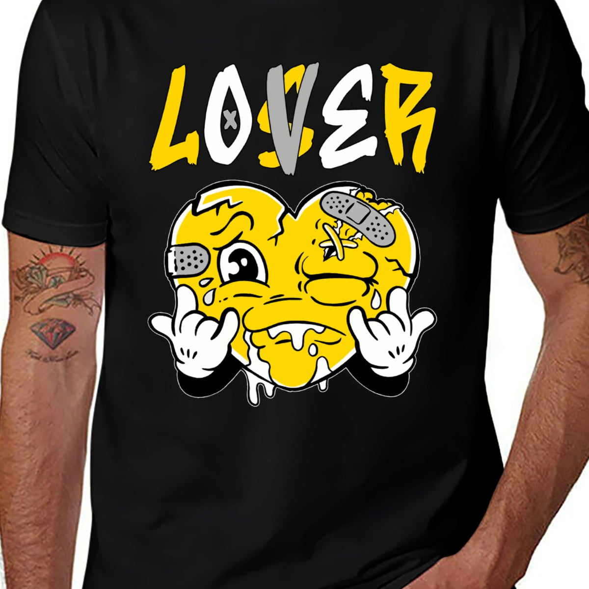 Unisex Graphic T-Shirt Print Tee Soft Cotton Casual Tee for Men & Women