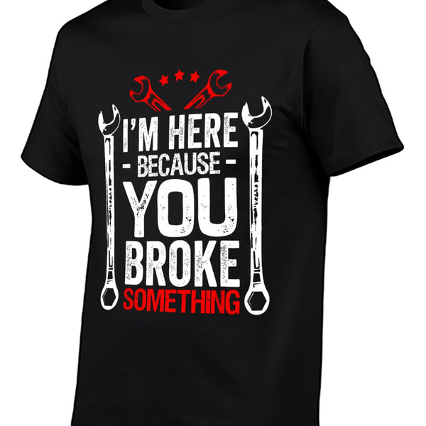 Unisex Graphic Cotton T-Shirt, Soft Casual Short Sleeve Tee with Printed Design, Streetwear Style Top