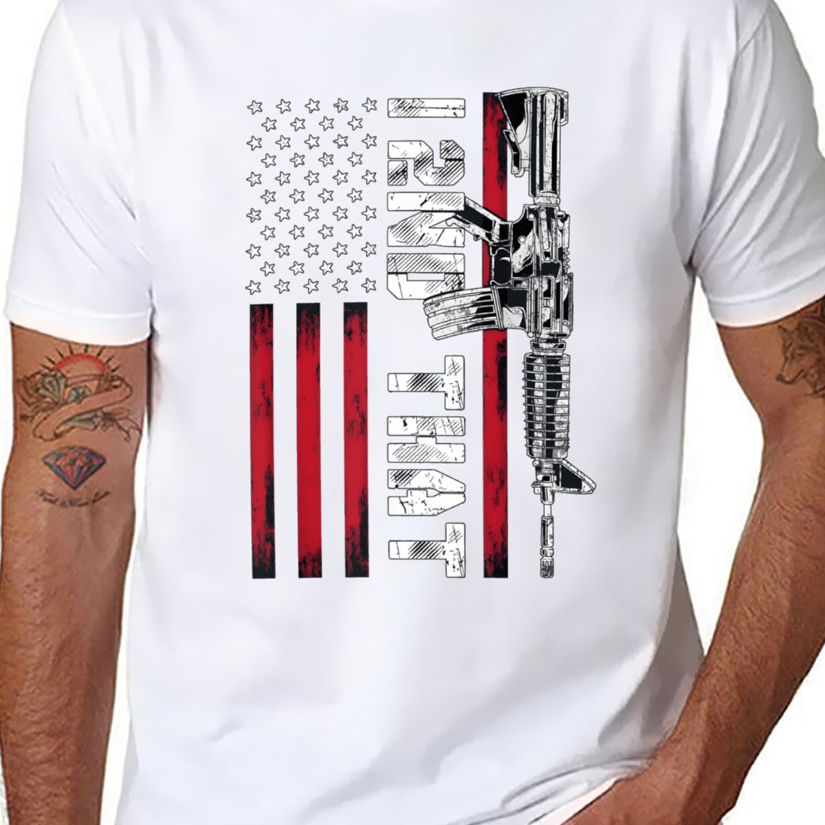 Unisex Graphic T-Shirt Print Tee Soft Cotton Casual Tee for Men & Women