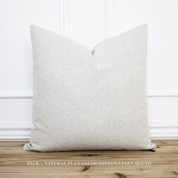 Hand Block Botanical Pillow Cover | Indian Floral Pillow Cover | Block Printed Pillow Cover