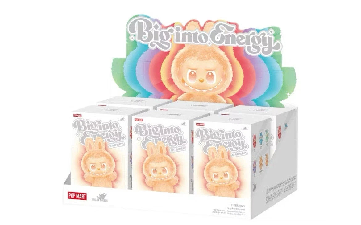POP MART THE MONSTERs Big into Energy Series-Vinyl Plush Blind Box WHOLE SET